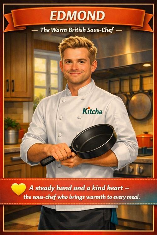 Edmond, a Kitcha voice character